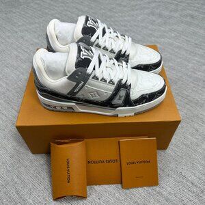 Louis Vuitton Trainer Sneaker ‘Black Monogram Eclipse